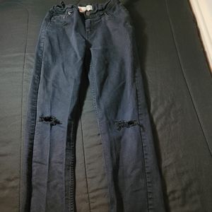 Levi Black kid Denim Jeans Reg Size 14 (27x29)